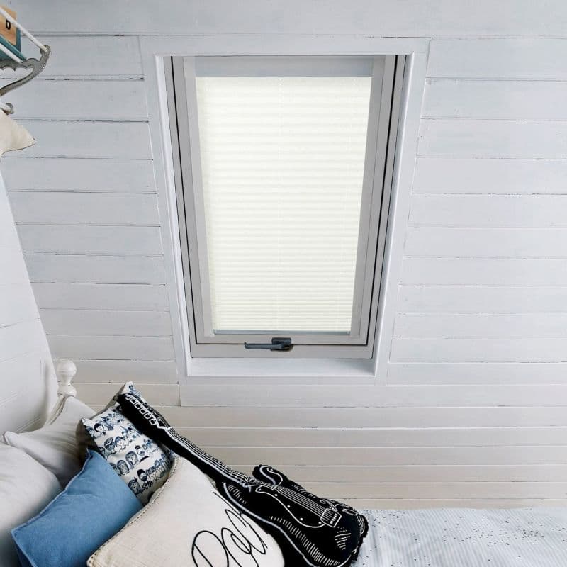 Stratford White Skylight Pleated Blind