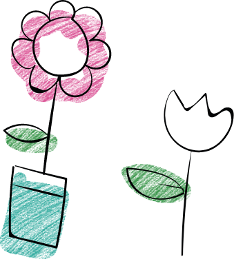 Flower in a pot
